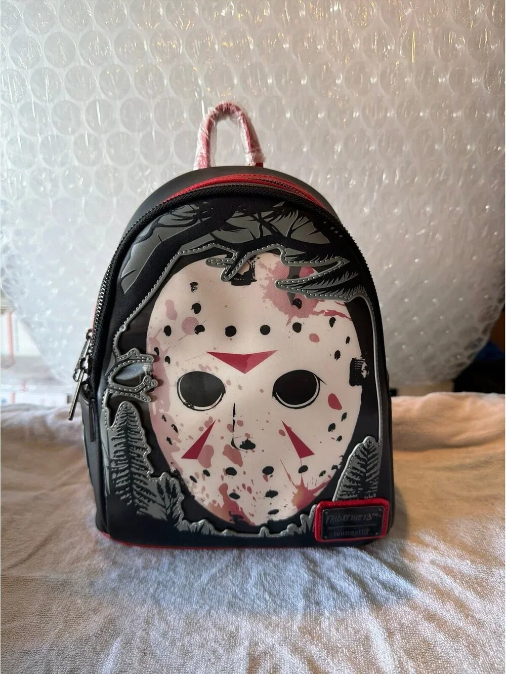 Loungefly Friday the 13th Jason Lenticular Mini-Backpack NWT